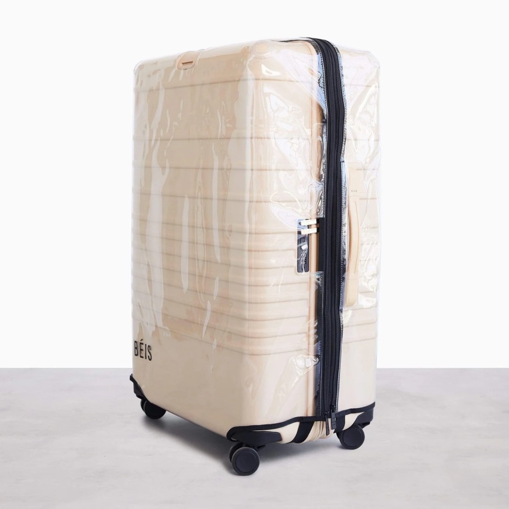 The large check in luggage cover